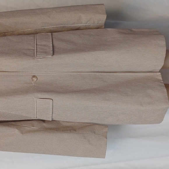 NEW ANN TAYLOR LOFT  Jacket Blazer Striped Logt  Women's l - Picture 4 of 15